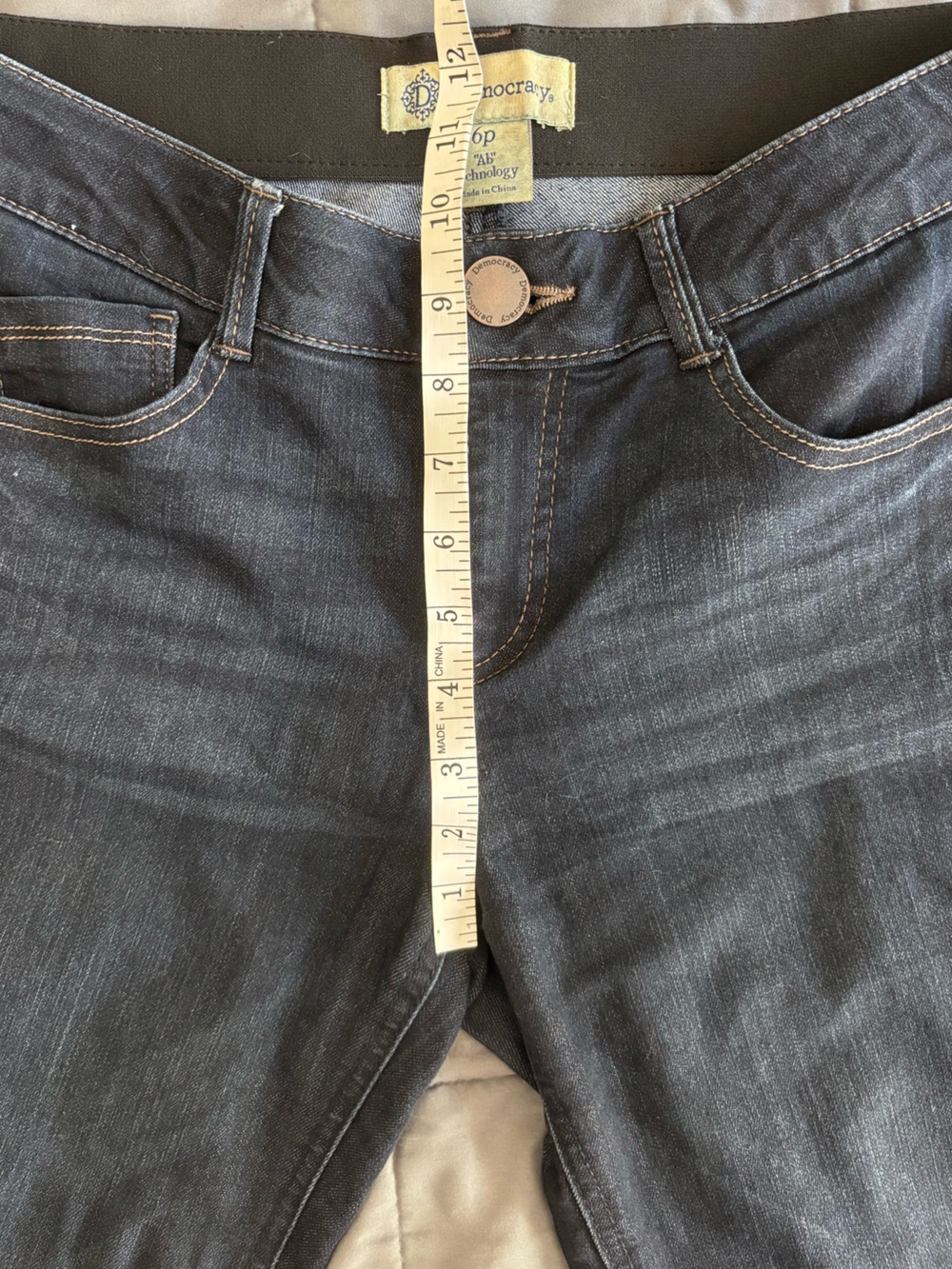 Democracy Dark Indigo Flare Jeans - Picture 8 of 10